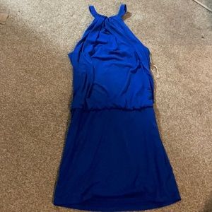 Royal blue cocktail dress